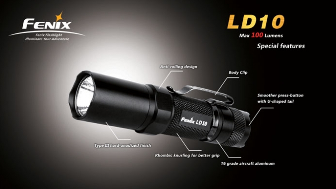 Fenix Elemlámpa LD10 R5