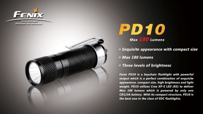 Fenix Elemlámpa PD10