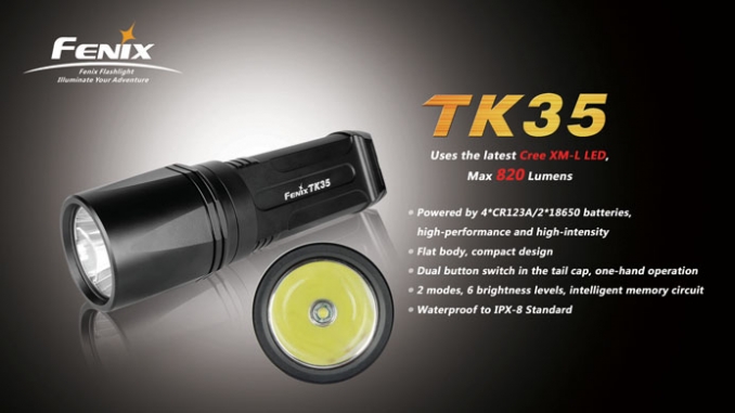 Fenix Elemlámpa TK35