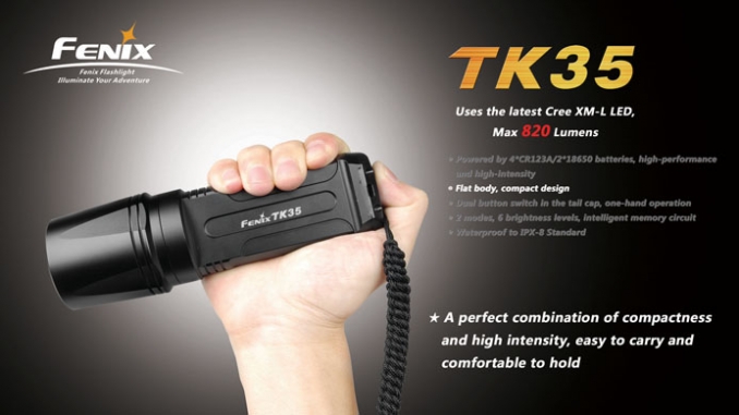 Fenix Elemlámpa TK35